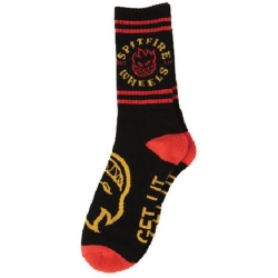 Spitfire sf heads up white deep teal red socks