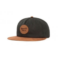 Brixton Wheeler Cap - Black Copper cap