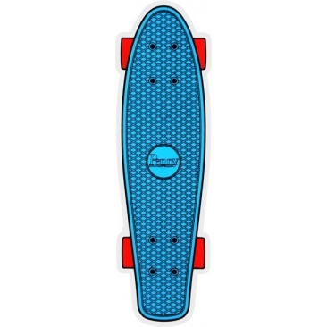 Penny Boden blau Aufkleber