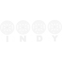 Independent Aufkleber Vier von einem Art Aufkleber - Weiß 