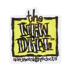 New Deal Napkin Yellow sticker