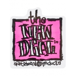 New Deal servet roze sticker