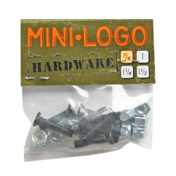 Set van 8 Mini Logo Crosshead-schroeven van 0,875 inch