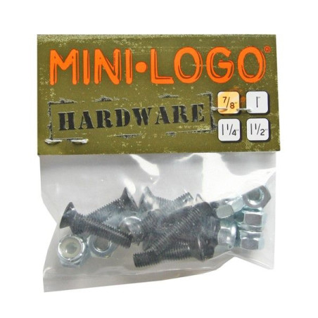 Parafusos Mini Logo Cruciforme 0,875 polegadas