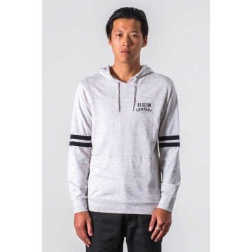 Brixton Cappuccio Woodburn L / S - Heather Stone Maglietta