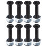 Pack of 8 Mini Logo Cruciform 1 Inch Screws