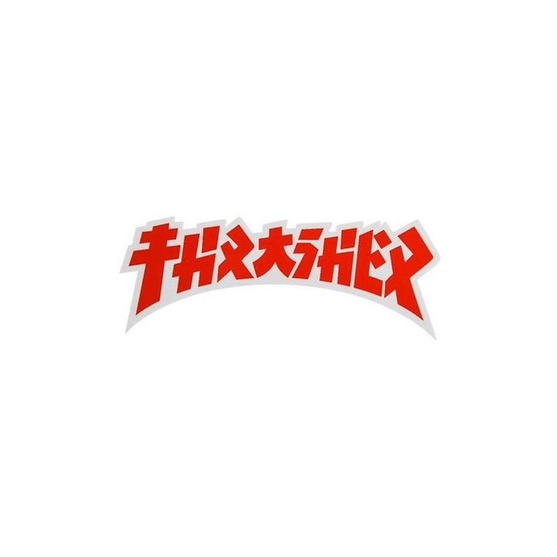 Aufkleber Thrasher Godzilla Die Cut - Rot Weiß - S. - Bild 56060