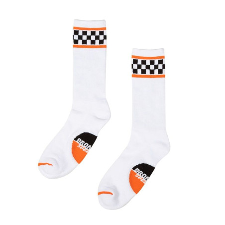 Calcetines Bronson Victory Lap Crew Blanco