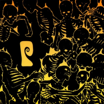 Psockadelic Skeleton Sticker