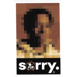 Flip bastien salabanzi sorry portrait sticker
