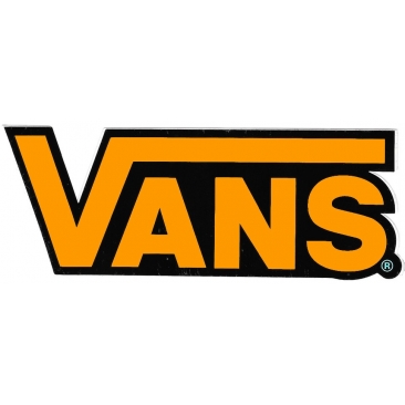 Vans classic orange fluo Sticker