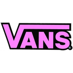 Vans classic neon pink sticker