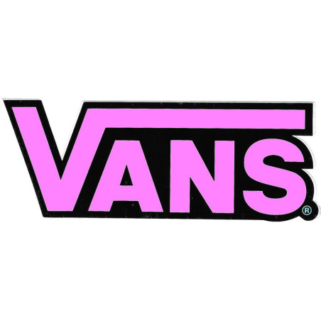 Adesivo Vans rosa neon classico