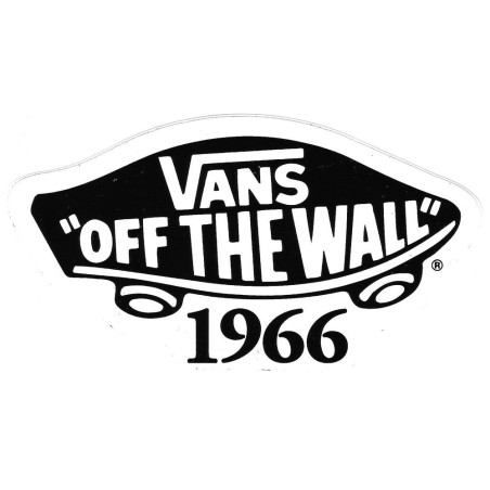 Adesivo Vans off the wall 1966 bianco
