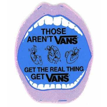 Vans those arent vans Sticker