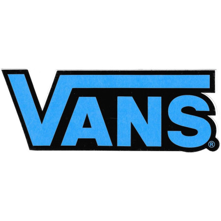 Pegatina Vans azul clásico