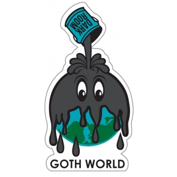 Darkroom Goth World Sticker