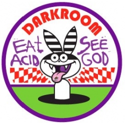 Darkroom White Rabbit sticker