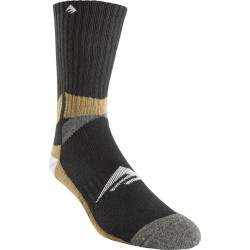 Emerica Asi Tech Sock Black | Independent Skateshop