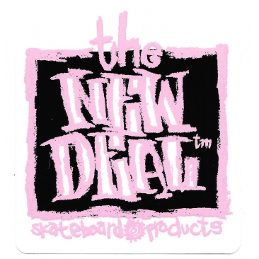 New Deal Napkin Black Sticker