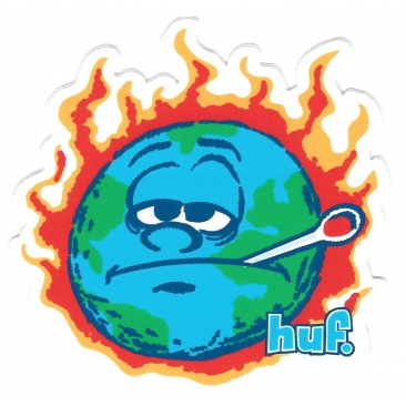 HUF Hot Earth Sticker