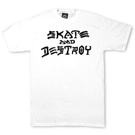 T-shirt Thrasher Skate And Destroy - White S