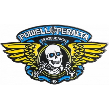 Powell Peralta Winged Ripper II Blue Pins & Badge