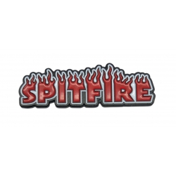 Spitfire Flash Fire Black Red White pins-badge