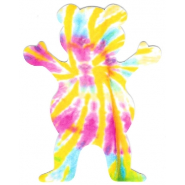 Grizzly Tie dye 2 bear Sticker
