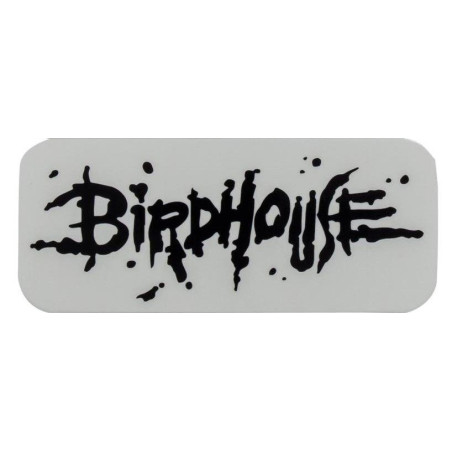 Sticker Birdhouse Blood Logo Black