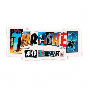 Thrasher 40 years Sticker Skate