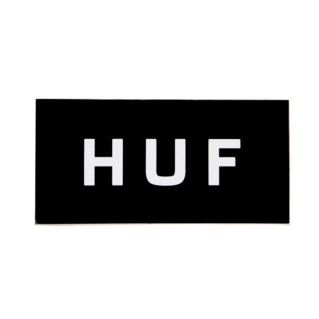 Sticker HUF Core Logo Rectangle Black