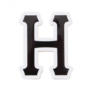 HUF Core Logo H Black Sticker