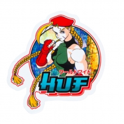 HUF Sticker Skate Street Fighter II Cammy White 