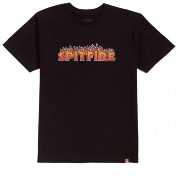 Spitfire Flash Fire SS Black T-Shirt