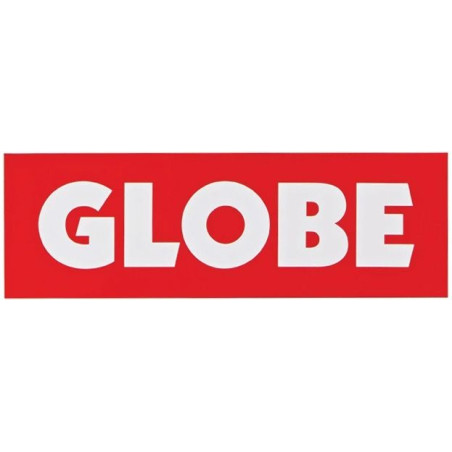Sticker Globe Red Logo