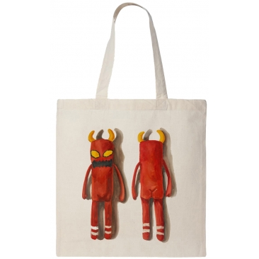 Toy Machine Monster Puppet Tote Natural Bagagerie