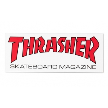 Thrasher Skate Mag White Sticker
