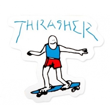 Thrasher Gonz Blue Sticker