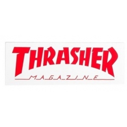 Thrasher Magazine White Red sticker