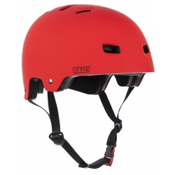 Bullet Helmet casque Red Matt + Mousses S/m protections