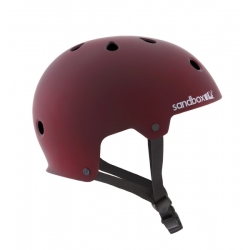 Sandbox Helmet Water Legend Low Rider Burgundy Mat S protections
