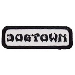 Dogtown Work Embroid Black White patch