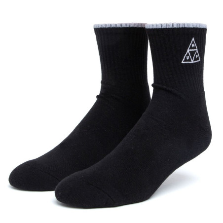 Chaussettes HUF Emb Triple Triangle Black