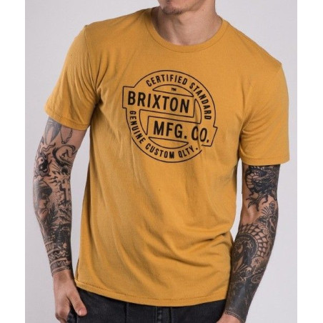 Camiseta Brixton Pullman - Mostarda