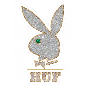HUF Playboy Rhinestone Rabbit Head Sticker