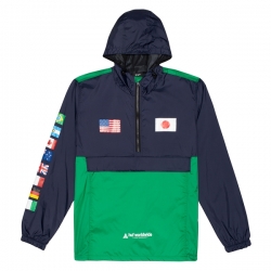 HUF Flags Anorak French Navy S jacket