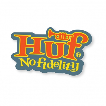 HUF Jazzy Orange Sticker