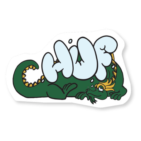 Sticker HUF Magic Dragon Green