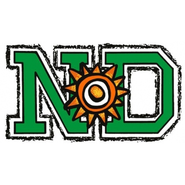 New Deal Logo ND Green Sticker Skate